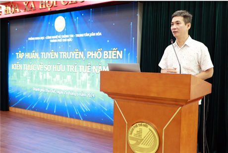 Thành phố Thủ Đức tổ chức tập huấn, tuyên truyền, phổ biến kiến thức về sở hữu trí tuệ năm 2024